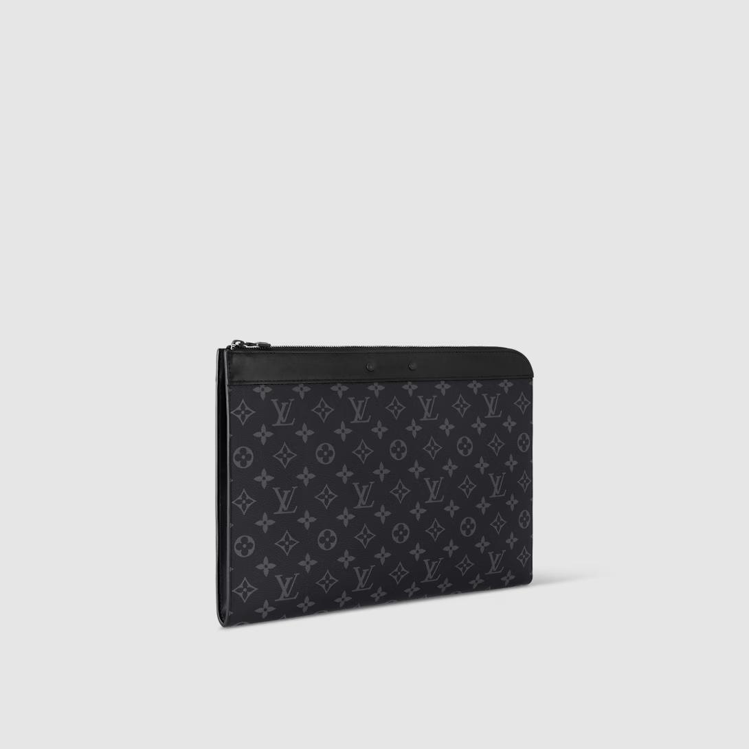 Túi Louis Vuitton Pochette Jour Monogram Eclipse Nam Đen